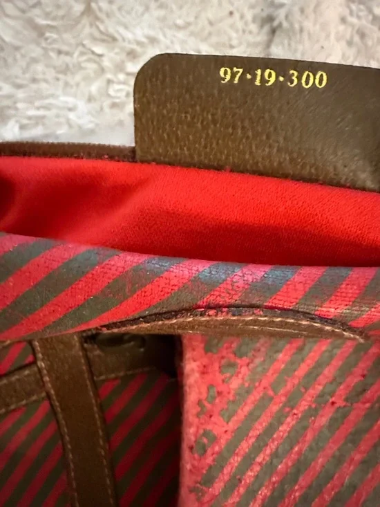 Gucci Authentic Original 70’s 6 Piece Boston Collection Tan and Red - Picture 17 of 17